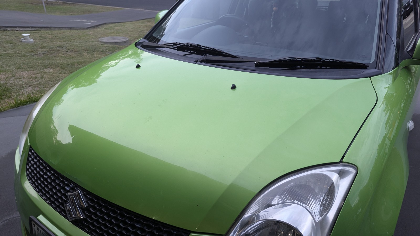 Suzuki Swift front after clean